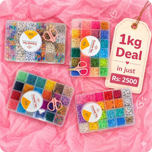 1kg Deal of Bracelet Kit  approximately 3 to 5 kits in 1kg