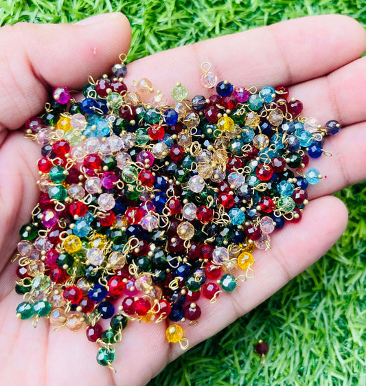 Ready loreal crystal 4mm  50 grams mix