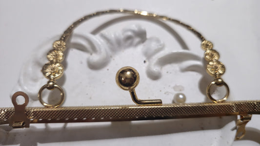 vintage Bag Handle big clutch